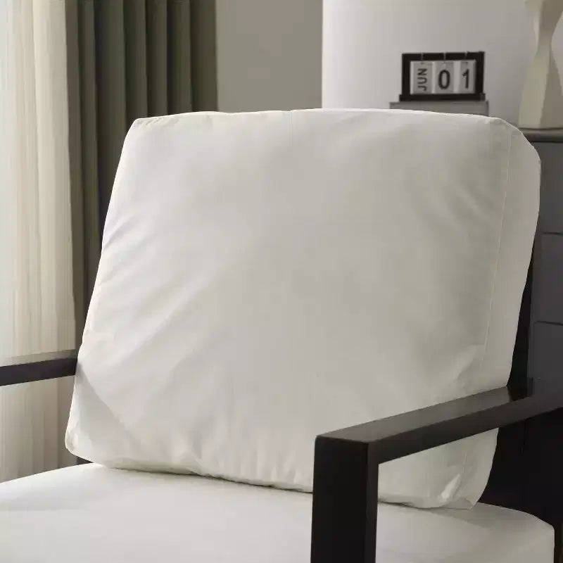 Fauteuil moderne du milieu du siècle en métal et bois d’hévéa, revêtement en velours