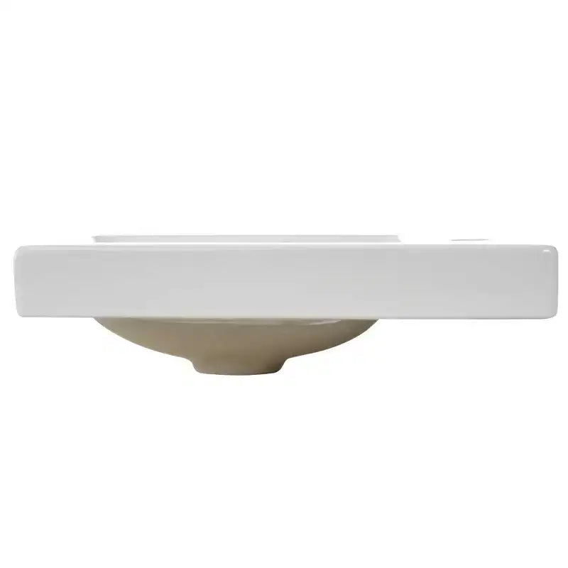 Combinación de tocador de baño de 16 con lavabo, gabinete con puertas de cierre suave, tocador flotante de pared con lavabo para baños pequeños