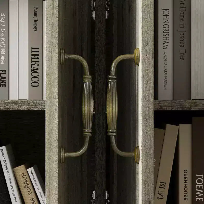 Meuble de rangement rustique multifonction, vitrine et bibliothèque, meuble de rangement pour salon, vaisselier de cuisine pour ranger la vaisselle