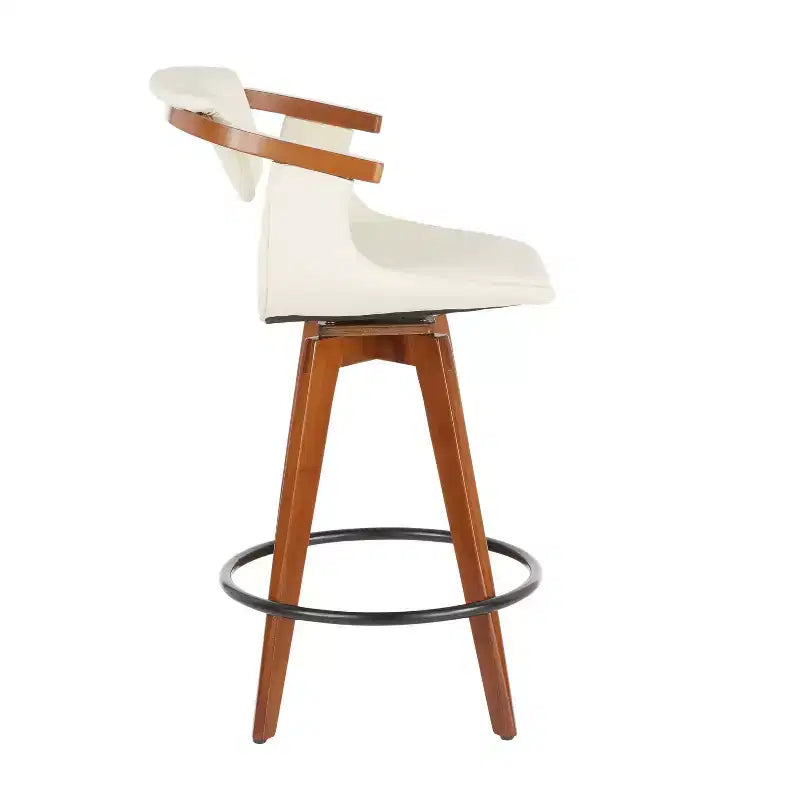 Barhocker in Tresenhöhe im Mid-Century-Modern-Stil