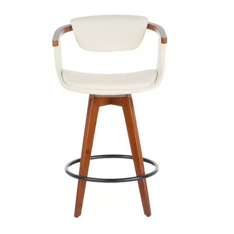 Barhocker in Tresenhöhe im Mid-Century-Modern-Stil