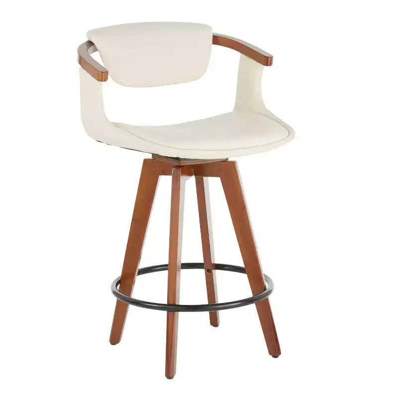 Barhocker in Tresenhöhe im Mid-Century-Modern-Stil