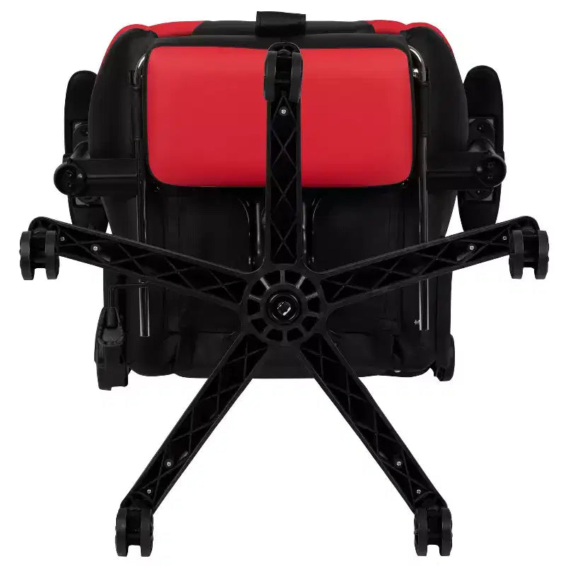 Chaise de jeu de course ergonomique pour bureau et ordinateur, avec dossier entièrement inclinable et coulisse