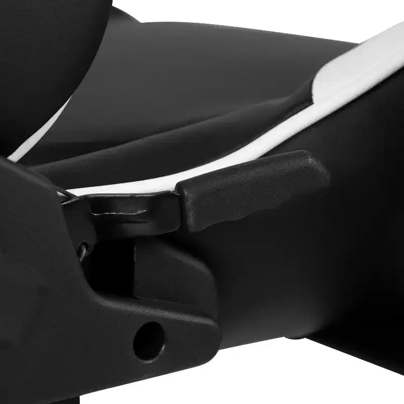 Chaise de jeu de course ergonomique pour bureau et ordinateur, avec dossier entièrement inclinable et coulisse